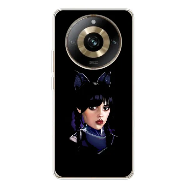 Чехол с принтом «серьезная Уэнздей» для Realme 11 Pro 5G