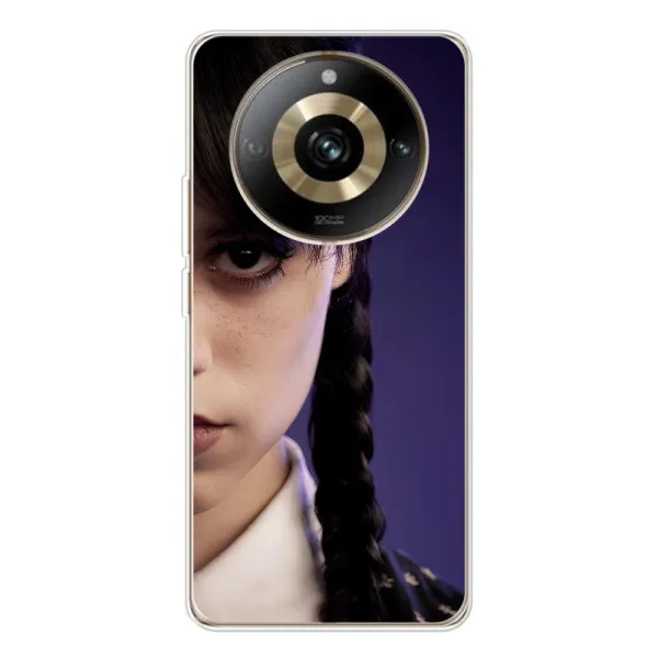 Чехол с принтом «Загадочный взгляд Уэнздей» для Realme 11 Pro 5G Чехол с принтом «Загадочный взгляд Уэнздей» для Realme 11 Pro 5G