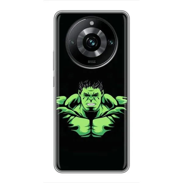 Чехол с принтом «Зелёный Халк» для Realme 11 Pro Plus