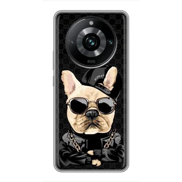 Чехол с принтом «Стильная собака» для Realme 11 Pro Plus