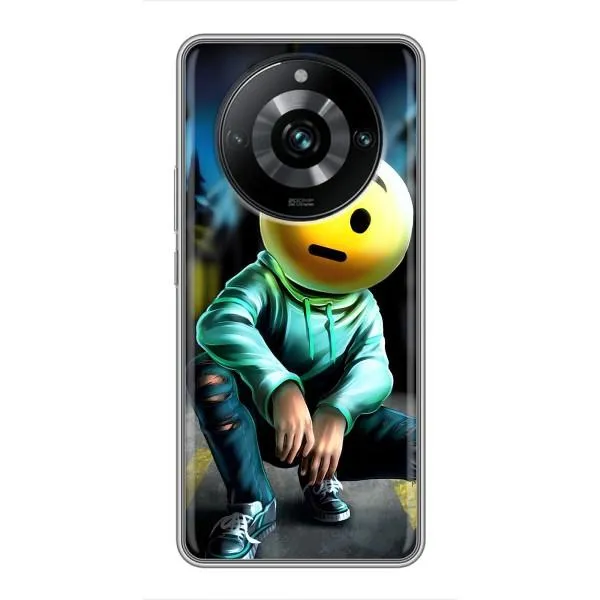Чохол з принтом «Хлопець смайл» для Realme 11 Pro Plus Чохол з принтом «Хлопець смайл» для Realme 11 Pro Plus