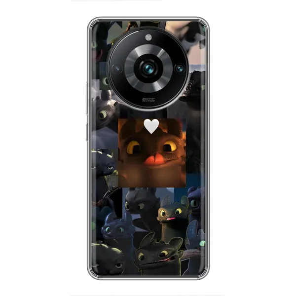 Чохол з принтом «Дракон колаж» для Realme 11 Pro Plus
