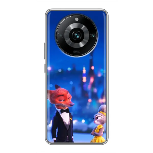 Чехол с принтом «Романтический вечер Зверополис» для Realme 11 Pro Plus