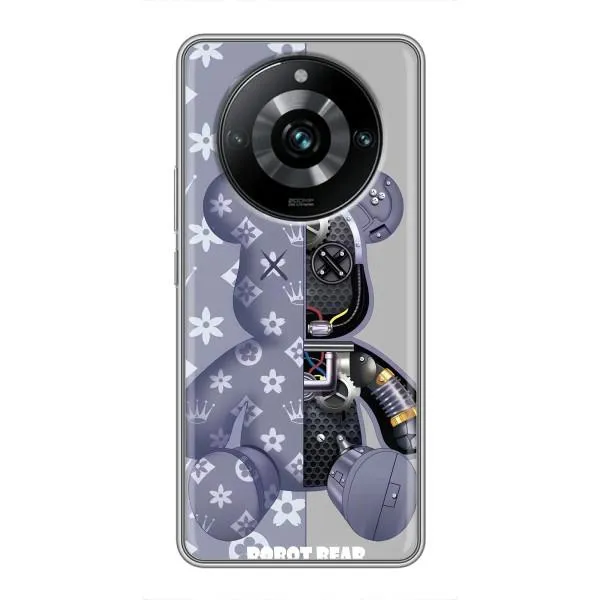 Чехол с принтом «Робот Мишка» для Realme 11 Pro Plus Чехол с принтом «Робот Мишка» для Realme 11 Pro Plus