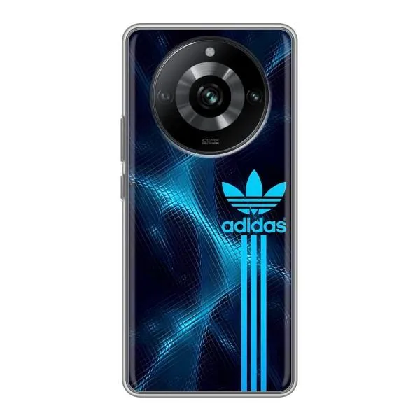 Чехол с принтом «Синий Адидас» для Realme 11 Pro