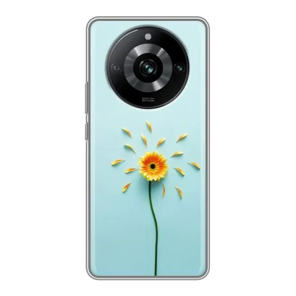 Чехол с принтом «Желтый цветок» для Realme 11 Pro