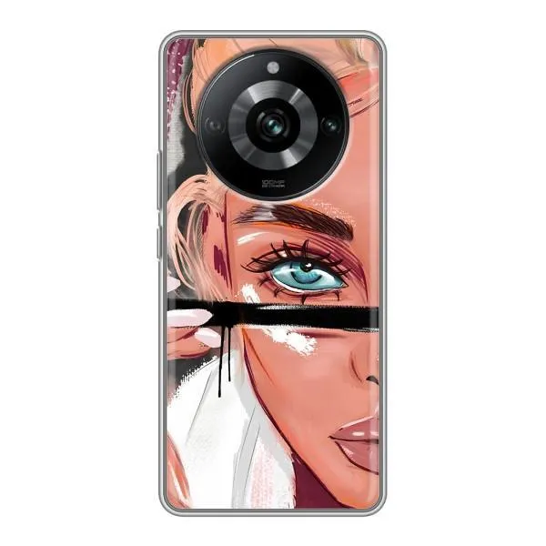 Чехол с принтом «Макияж» для Realme 11 Pro