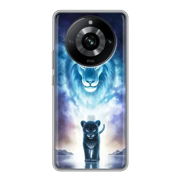 Чехол с принтом «Маленький лев» для Realme 11 Pro