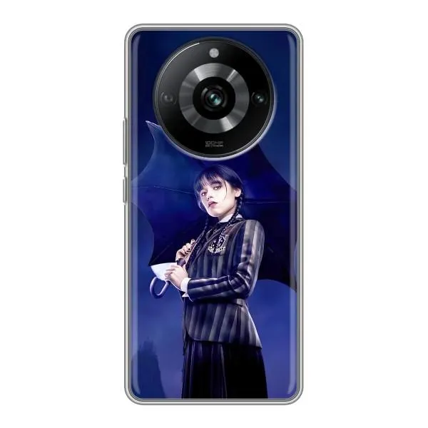 Чехол с принтом «Уэнздей с зонтом» для Realme 11 Pro