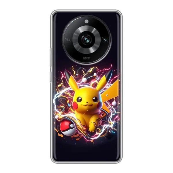 Чехол с принтом «Пикачу с мячом» для Realme 11 Pro