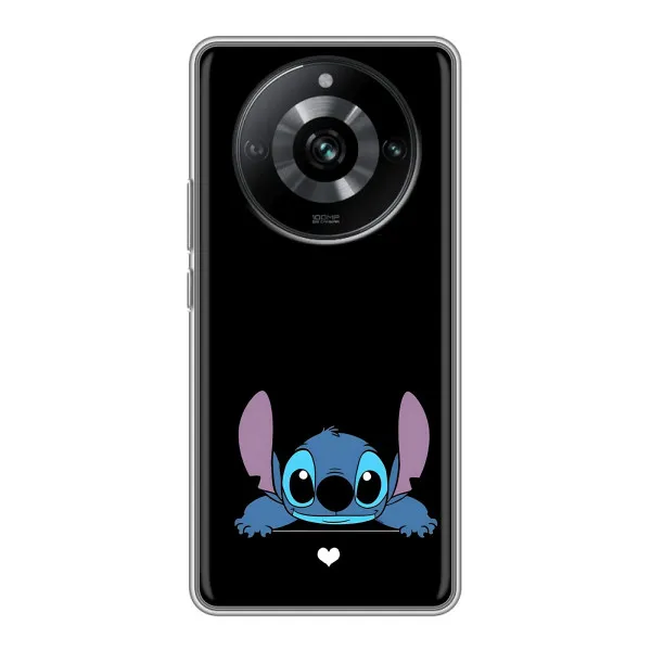 Чехол с принтом «Стич на черном» для Realme 11 Pro