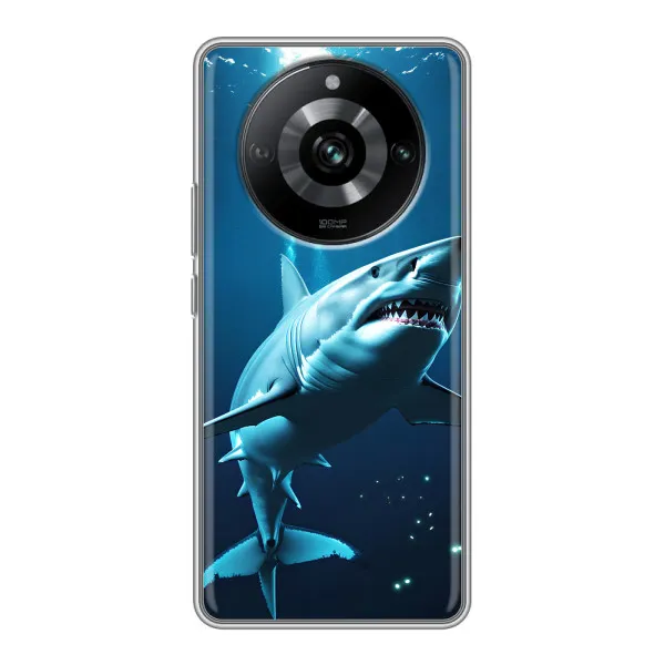 Чехол с принтом «Акула под водой» для Realme 11 Pro