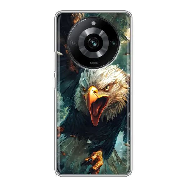 Чехол с принтом «Орел в полете» для Realme 11 Pro