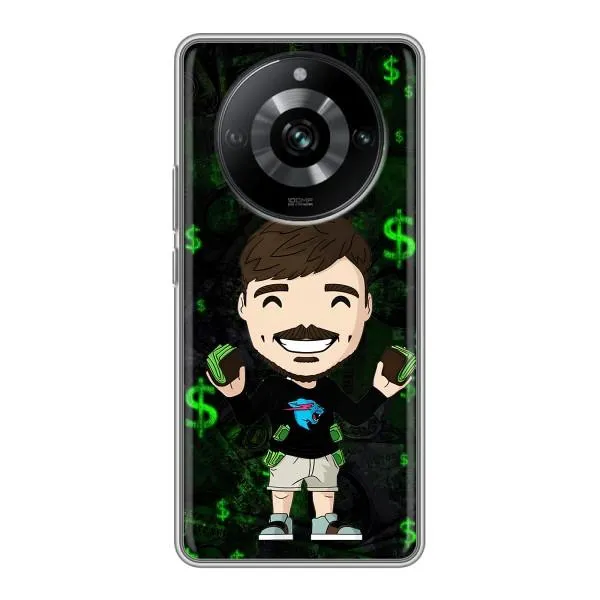 Чохол з принтом «Блогер Beast» для Realme 11