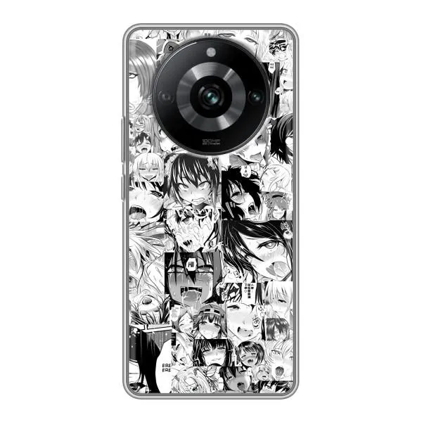 Чохол з принтом «Ahegao manga» для Realme 11