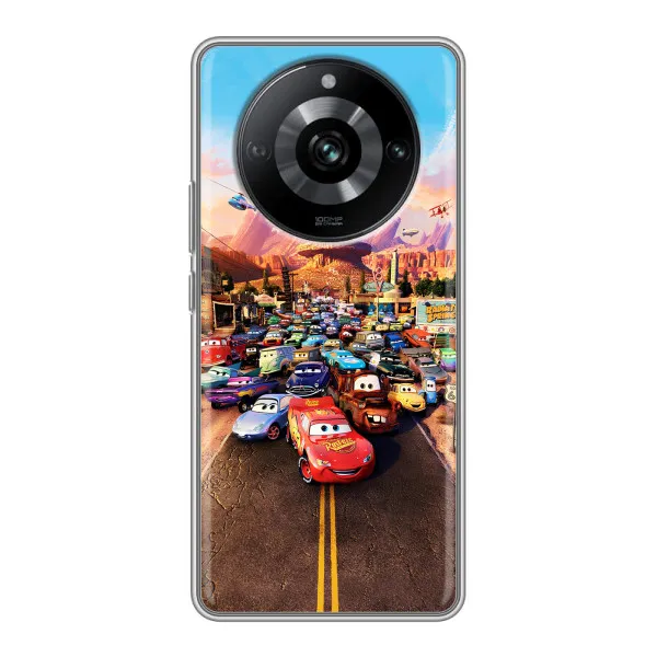 Чехол с принтом «Тачки на трассе» для Realme 11