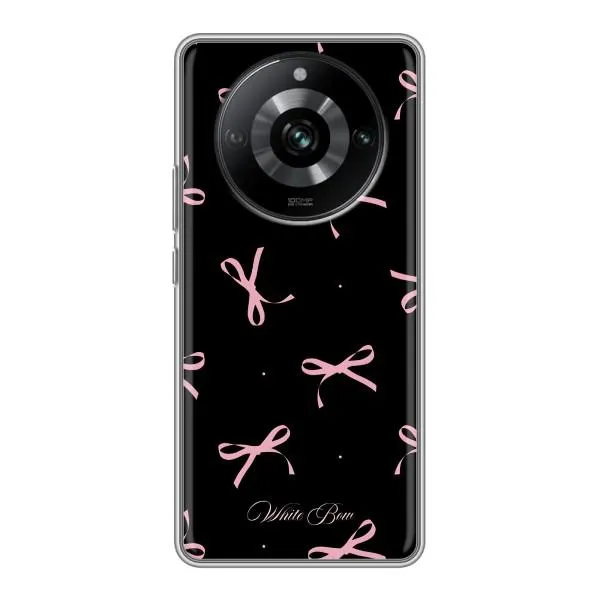 Чехол с принтом «Банты на черном» для Realme 11