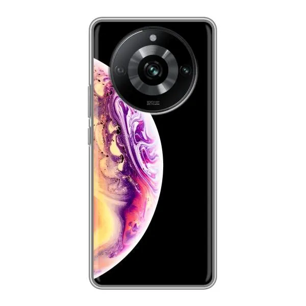 Чехол с принтом «Планета Айфон» для Realme 11