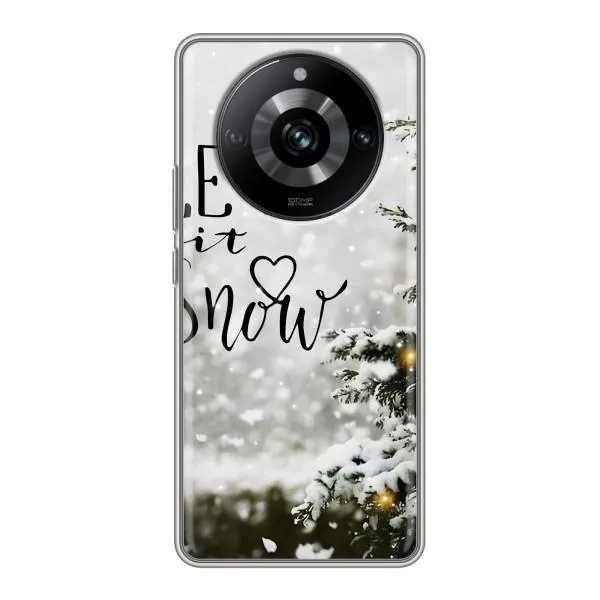 Чехол с принтом «Let it snow» для Realme 11