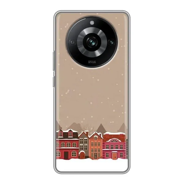 Чехол с принтом «Зимний город» для Realme 11