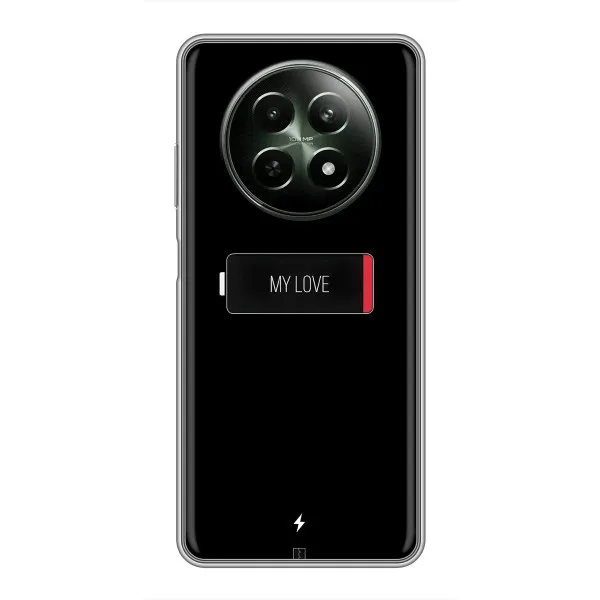 Чехол с принтом «Love battery» для Realme 12 5G