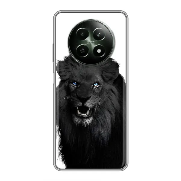 Чехол с принтом «Черный ЛЕВ» для Realme 12 5G