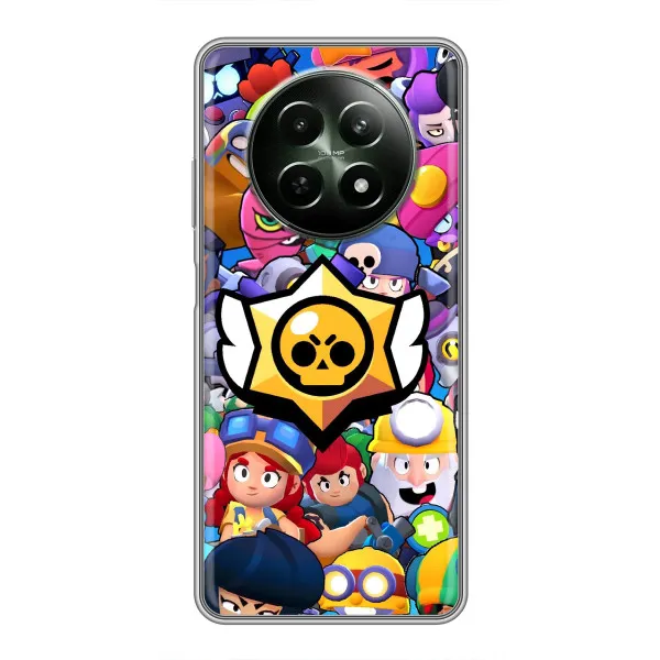 Чохол з принтом «Лого Brawl Stars» для Realme 12 5G