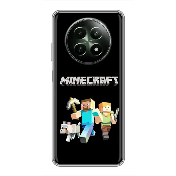 Чохол з принтом «герої Minecraft» для Realme 12 5G Чохол з принтом «герої Minecraft» для Realme 12 5G