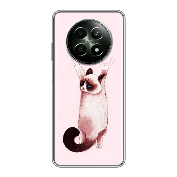 Чехол с принтом «Котик падает» для Realme 12 5G