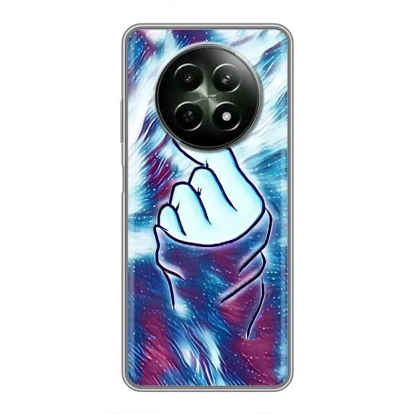 Чохол з принтом «Радужне серце» для Realme 12 5G Чохол з принтом «Радужне серце» для Realme 12 5G
