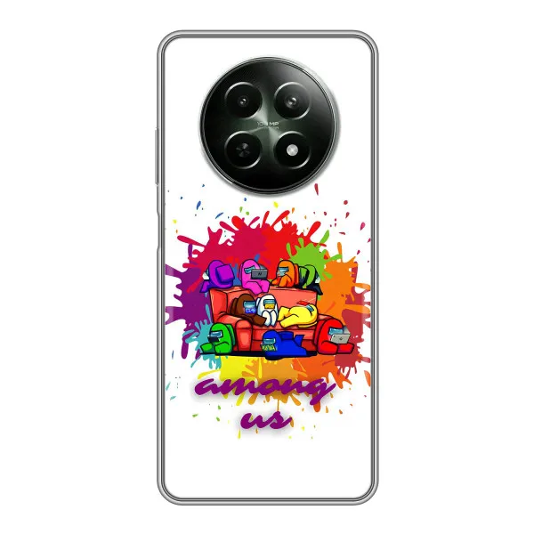 Чехол с принтом «Яркий АмонгАс» для Realme 12 5G
