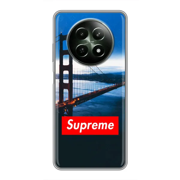 Чехол с принтом «Стиль Supreme» для Realme 12 5G
