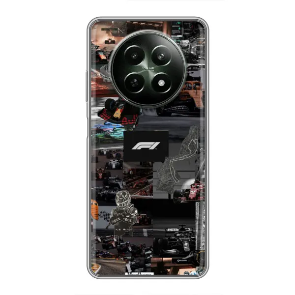 Чехол с принтом «Гоночный коллаж Ф1» для Realme 12 5G Чехол с принтом «Гоночный коллаж Ф1» для Realme 12 5G