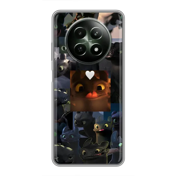 Чехол с принтом «Дракон коллаж» для Realme 12 5G