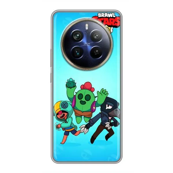 Чехол с принтом «Трио героев» для Realme 12 Plus