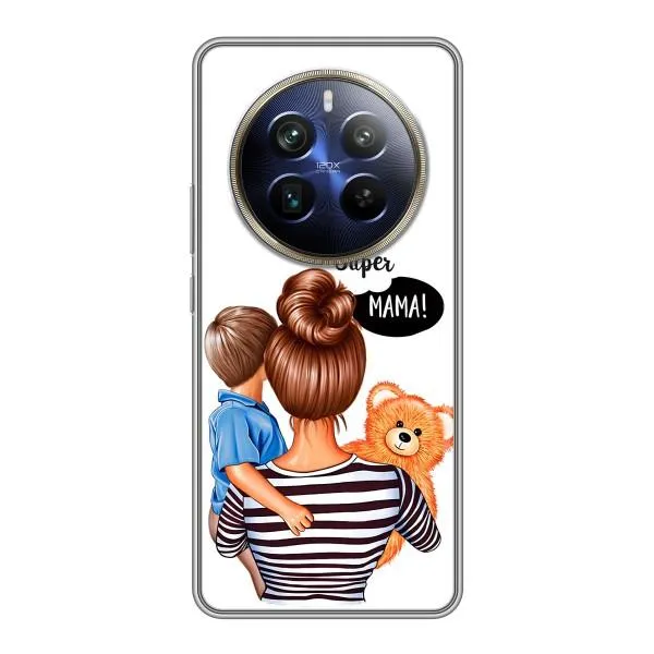 Чехол с принтом «Мама с сыном» для Realme 12 Plus