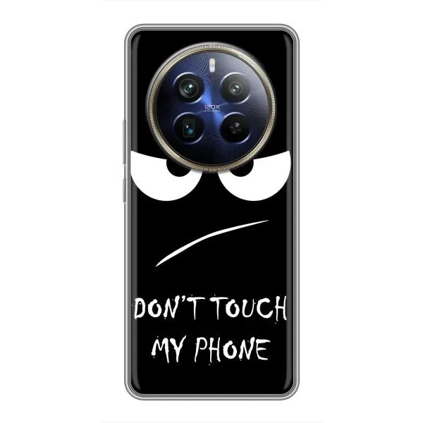 Чехол с принтом «Dont Touch» для Realme 12 Plus