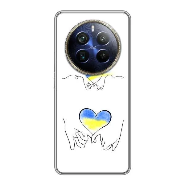 Чехол с принтом «Мир Украине» для Realme 12 Plus
