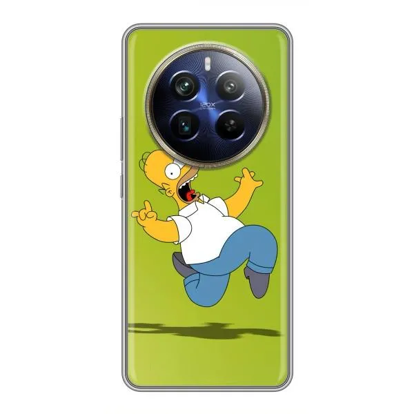 Чехол с принтом «Гомер Симпсон» для Realme 12 Plus