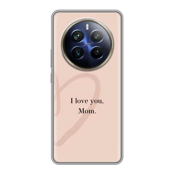 Чехол с принтом «Сердце маме» для Realme 12 Plus Чехол с принтом «Сердце маме» для Realme 12 Plus