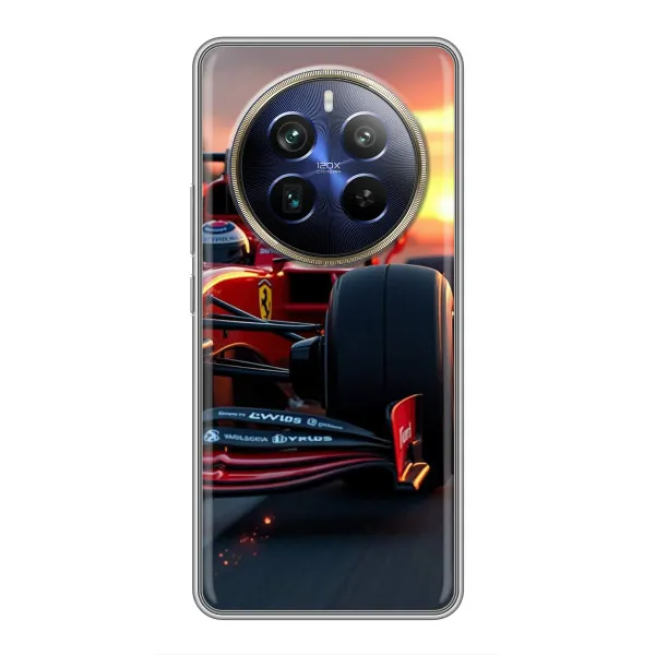Чехол с принтом «Макларен на закате» для Realme 12 Plus