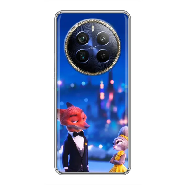 Чехол с принтом «Романтический вечер Зверополис» для Realme 12 Plus