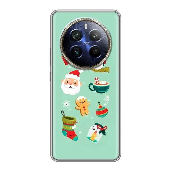 Чехол с принтом «Настроение НГ» для Realme 12 Plus