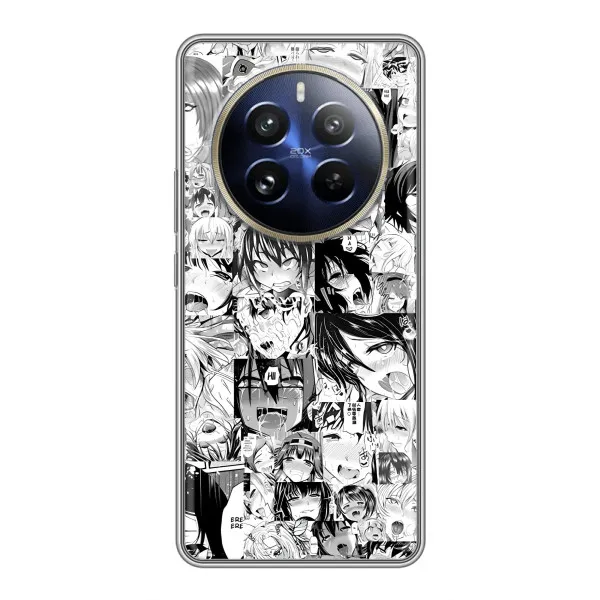 Чехол с принтом «Ahegao manga» для Realme 12 Pro Plus