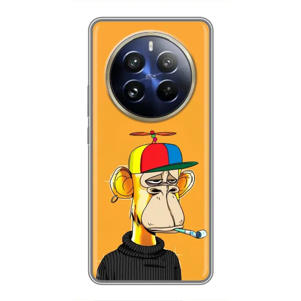 Чехол с принтом «Скучающая Обезьяна NFT» для Realme 12 Pro Plus