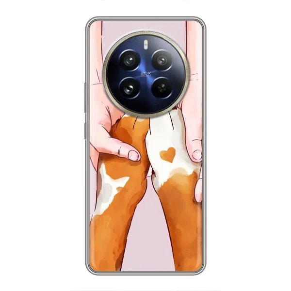 Чехол с принтом «Любовь к собакам» для Realme 12 Pro Plus
