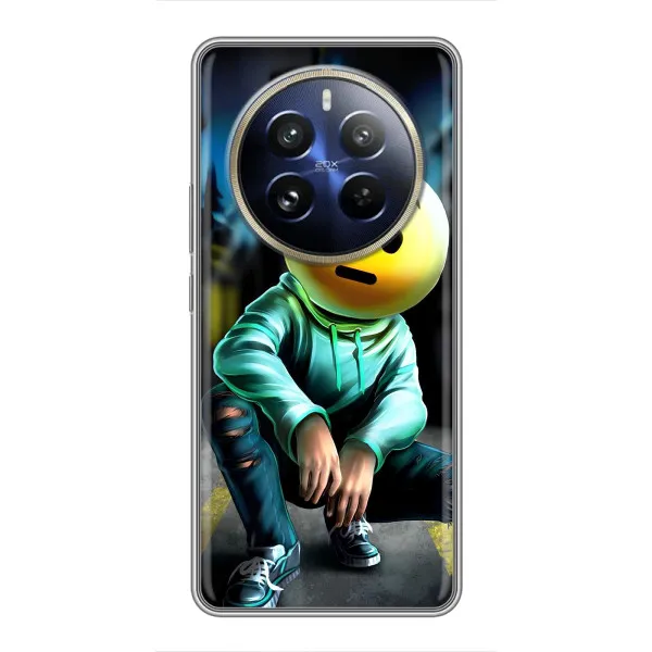 Чохол з принтом «Хлопець смайл» для Realme 12 Pro Plus