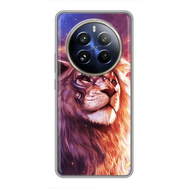Чехол с принтом «Красочный Лев» для Realme 12 Pro Plus Чехол с принтом «Красочный Лев» для Realme 12 Pro Plus