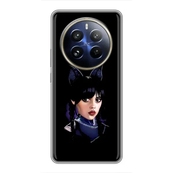 Чехол с принтом «серьезная Уэнздей» для Realme 12 Pro Plus