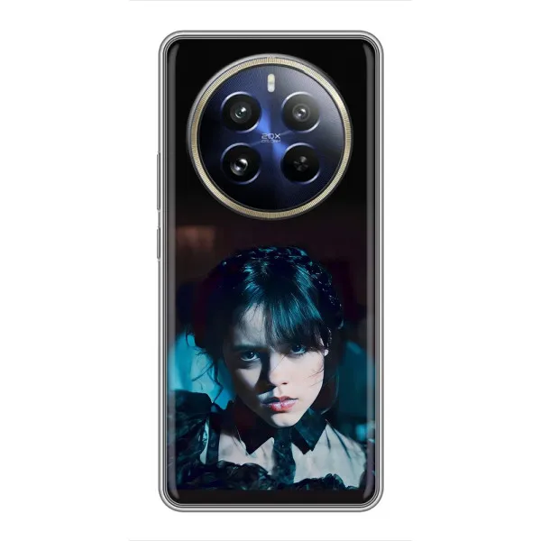 Чехол с принтом «взгляд Уэнздей» для Realme 12 Pro Plus